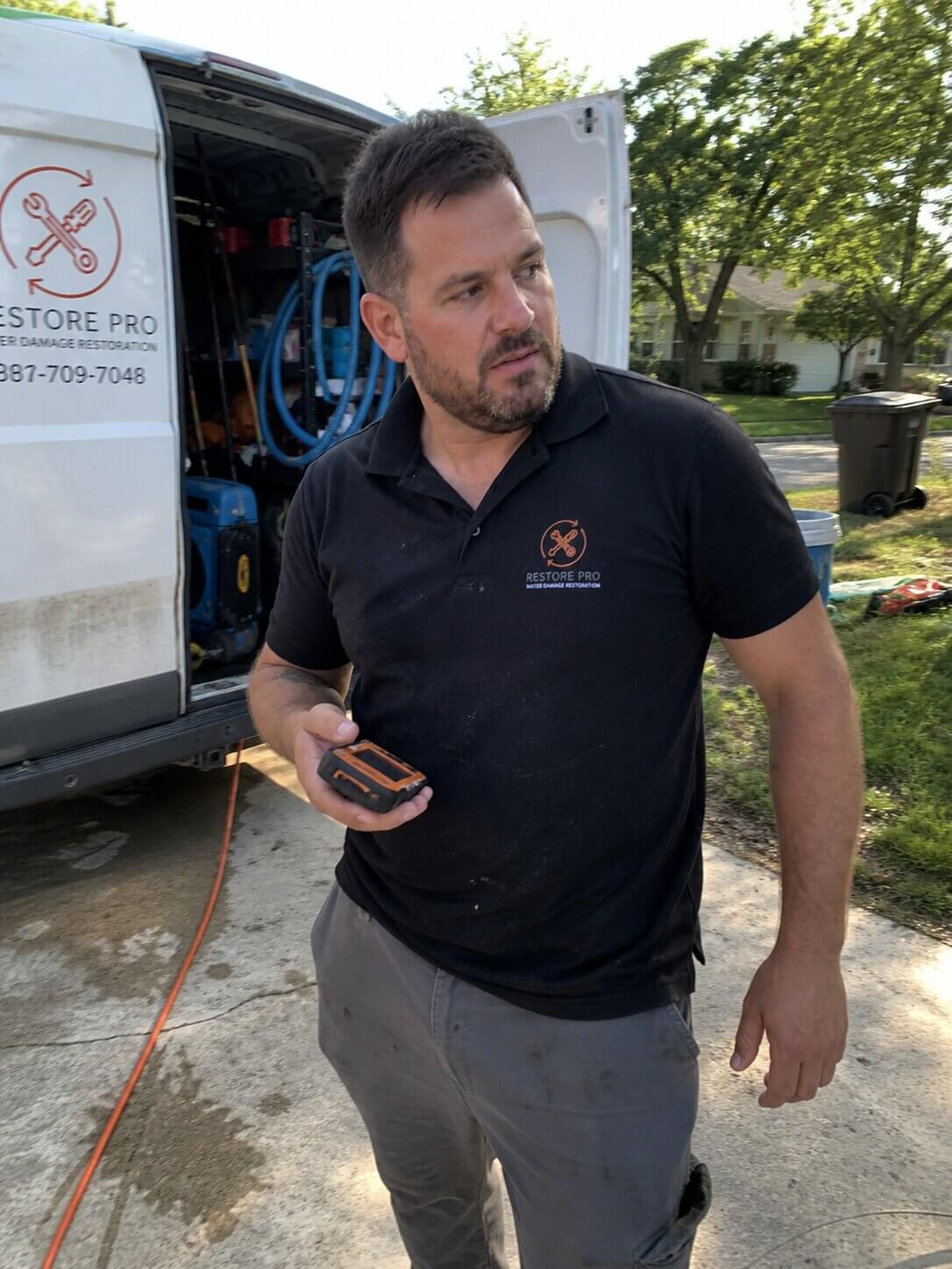 Michael Bass, Owner and Founder of True Day Water Damage Restoration, South Jordan, Utah