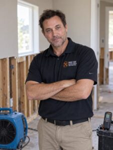 Marcus Rivera, lead restoration technician for True Day Water Damage Restoration in South Jordan, Utah